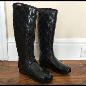 Quilted Hunter Boots
